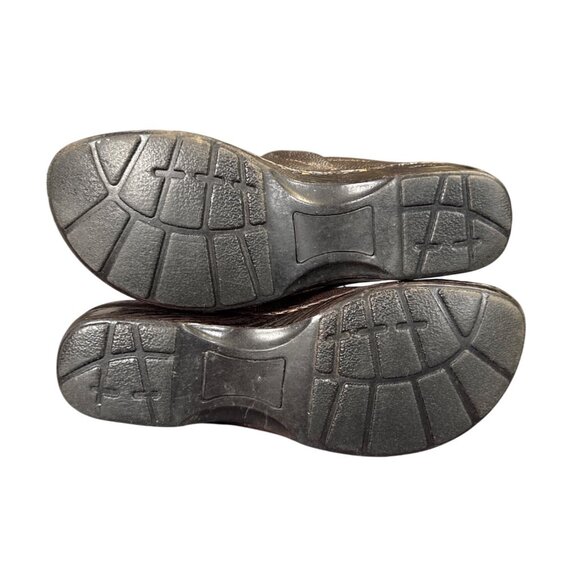 Born Womens Leather Slip-On Clogs 8.5M Brown Comfortable Shoes EU 40 Nurse - Picture 5 of 10